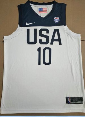 10 Tatum 2019 USA FIBA Basketball world cup jersey white